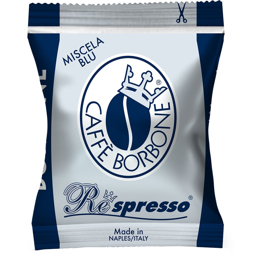 Capsule cafea BORBONE Respresso Blu, compatibile Nespresso, 100 capsule, 500g
