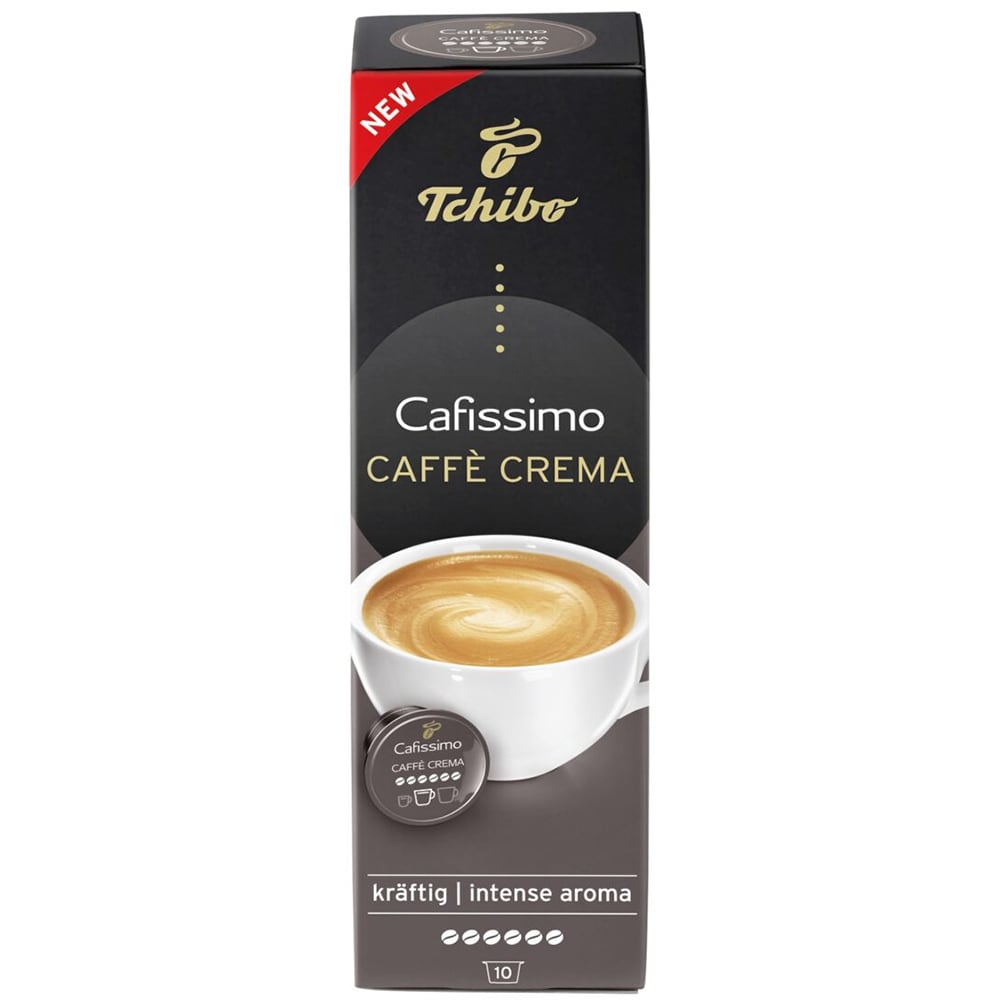 Capsule cafea TCHIBO Crema Intense, compatibile Cafissimo, 10 capsule, 70g