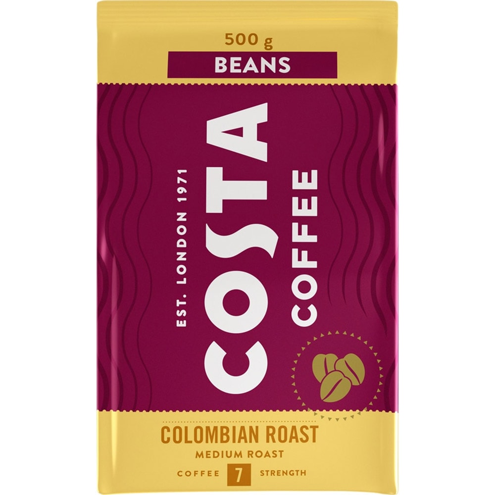 Cafea boabe COSTA COFFEE Colombia, 500g