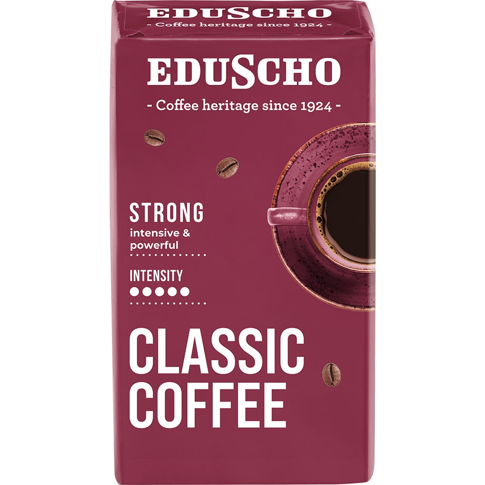 Cafea macinata EDUSCHO Classic Strong, 500g