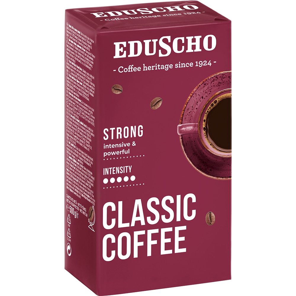Cafea macinata EDUSCHO Classic Strong, 500g