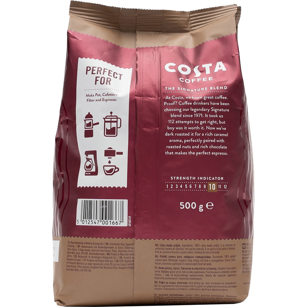 Cafea boabe COSTA COFFEE Signature Blend Dark, 500g