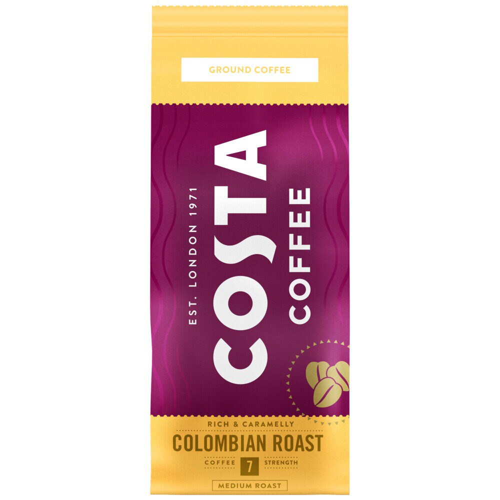 Cafea macinata COSTA COFFEE Colombian Roast, 200g