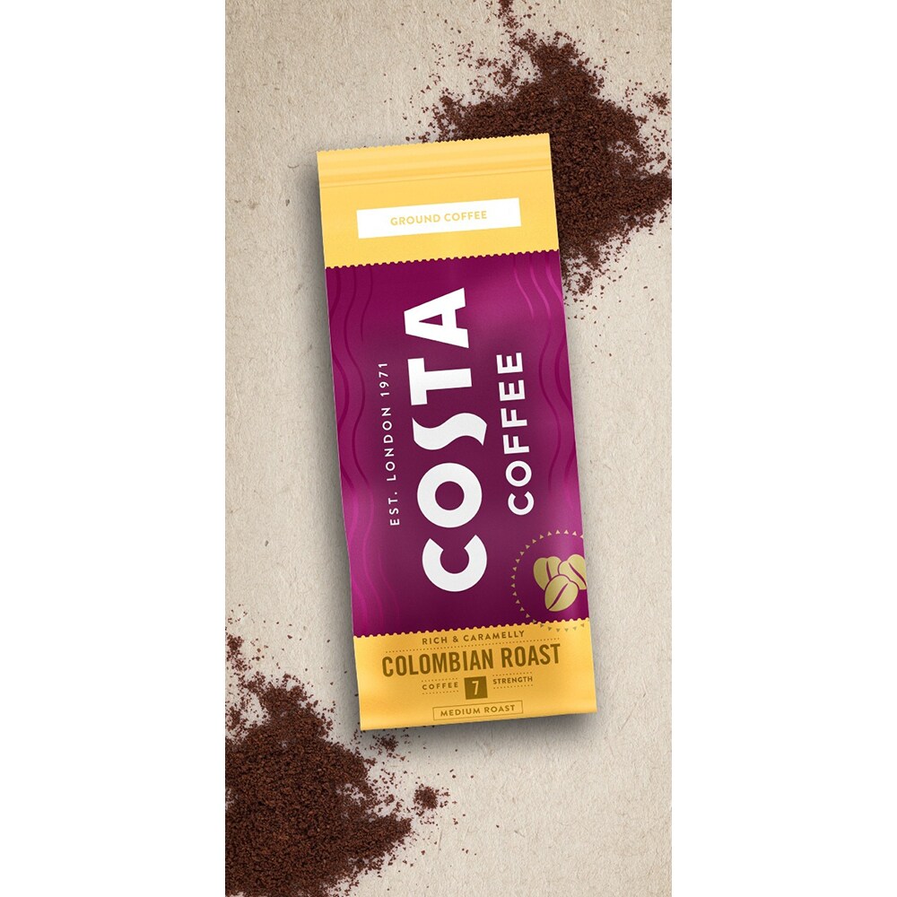 Cafea macinata COSTA COFFEE Colombian Roast, 200g