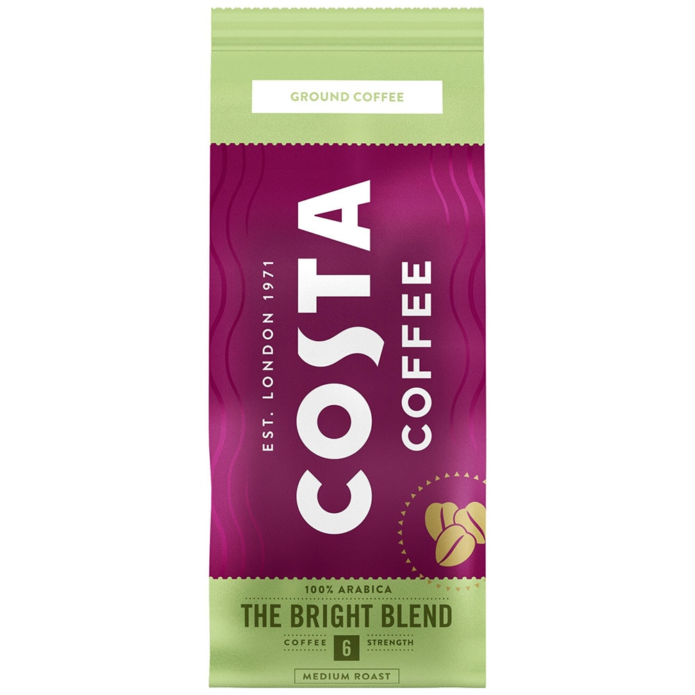 Cafea macinata COSTA COFFEE Bright Blend, 200g