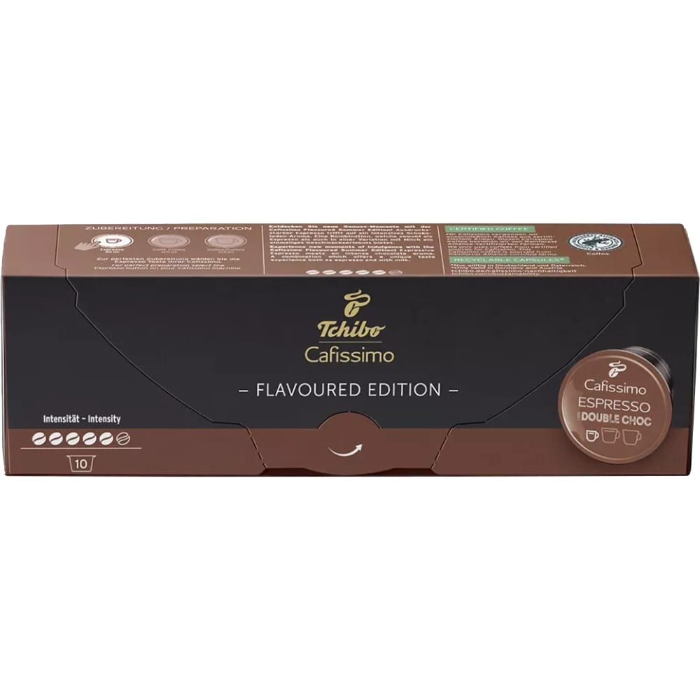 Capsule cafea TCHIBO Double Choc, compatibile Cafissimo, 10 capsule, 75g