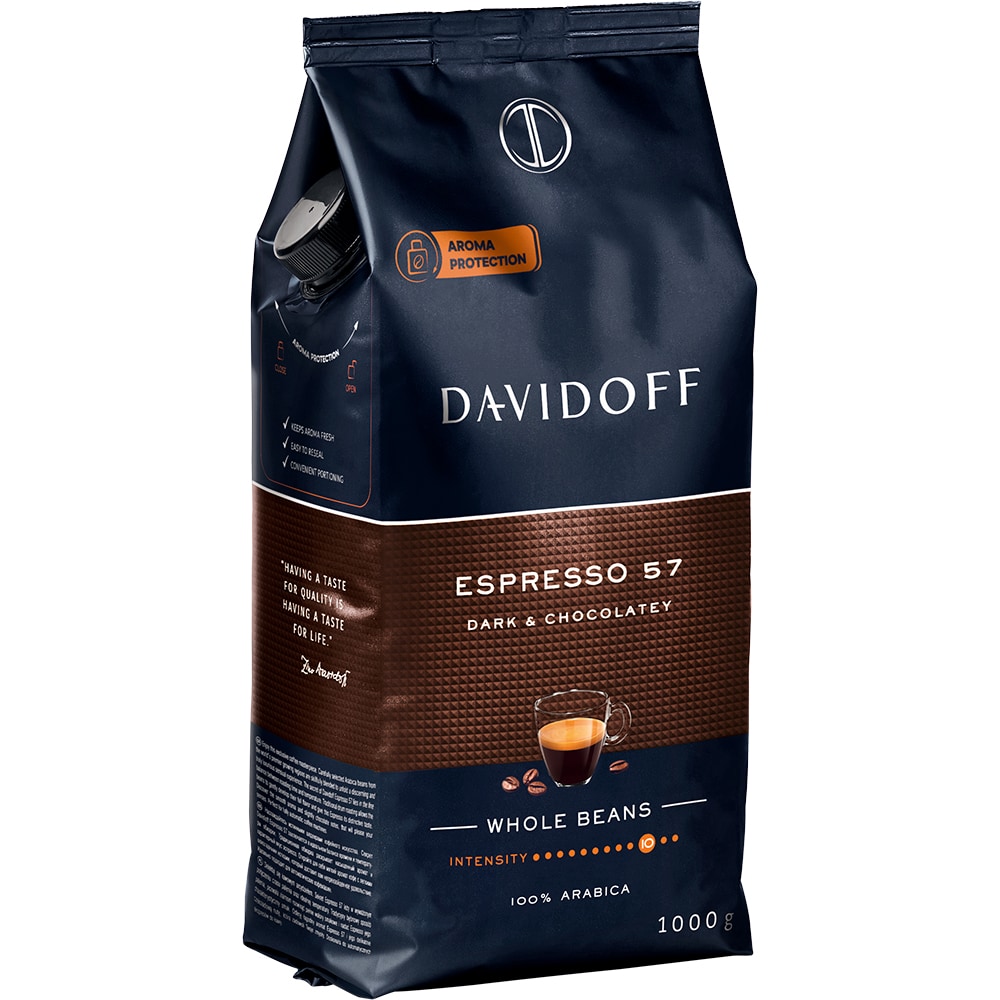 Cafea boabe DAVIDOFF Espresso 57, 1000g