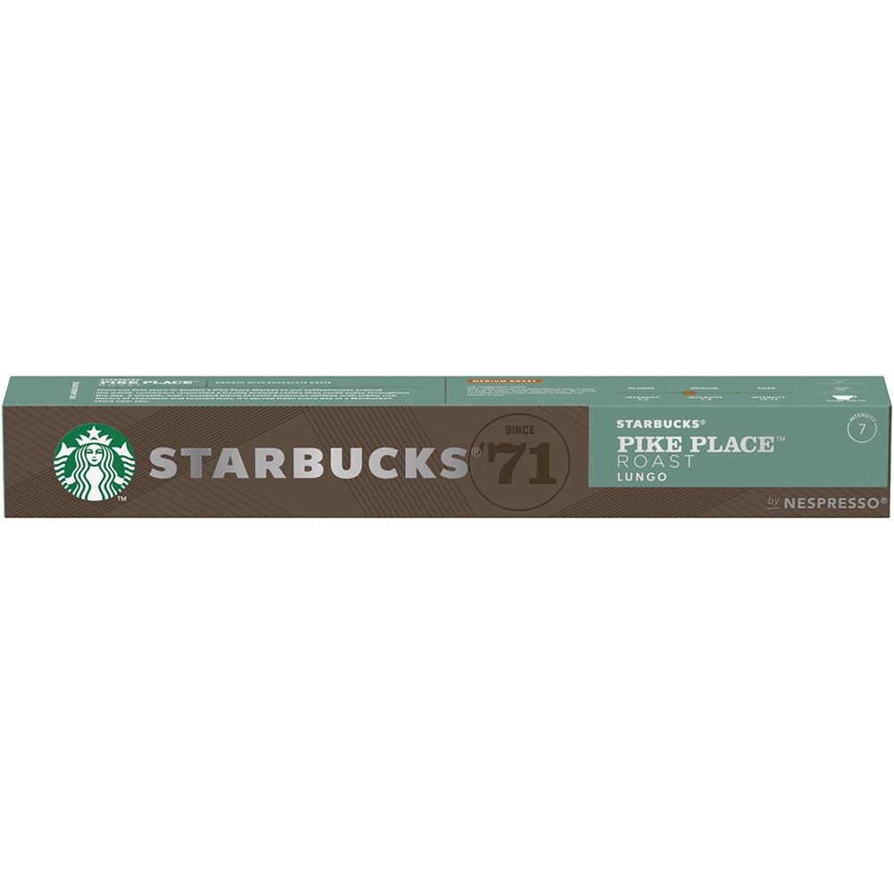 Capsule cafea STARBUCKS Pike Place Roast, compatibile Nespresso, 10 capsule, 53g