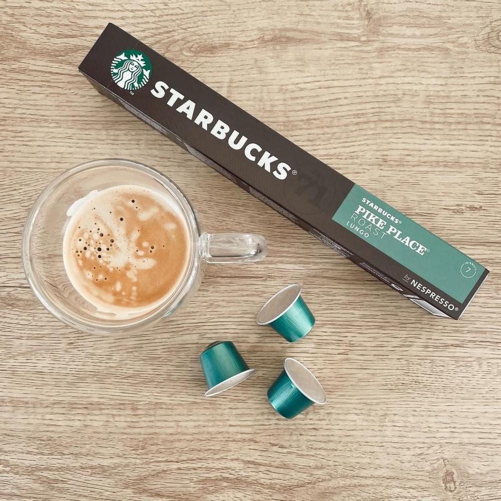Capsule cafea STARBUCKS Pike Place Roast, compatibile Nespresso, 10 capsule, 53g
