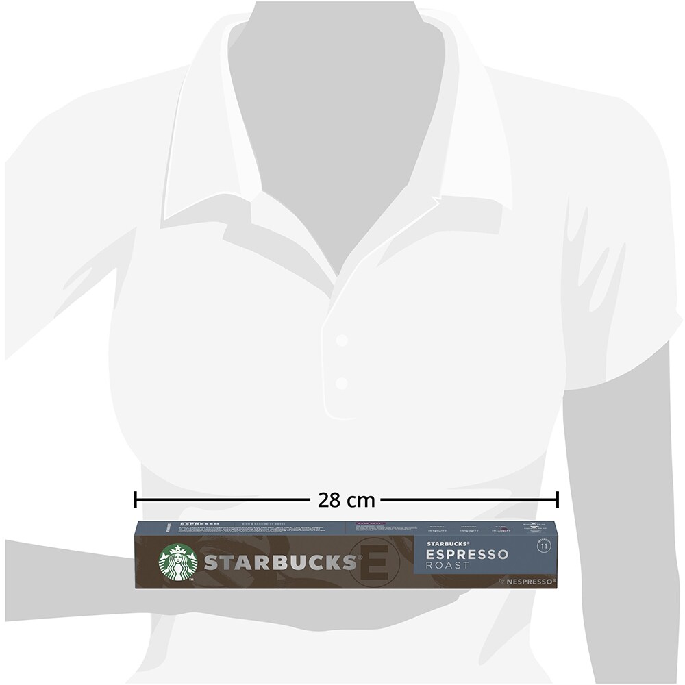 Capsule cafea STARBUCKS Espresso Roast, compatibile Nespresso, 10 capsule, 57g
