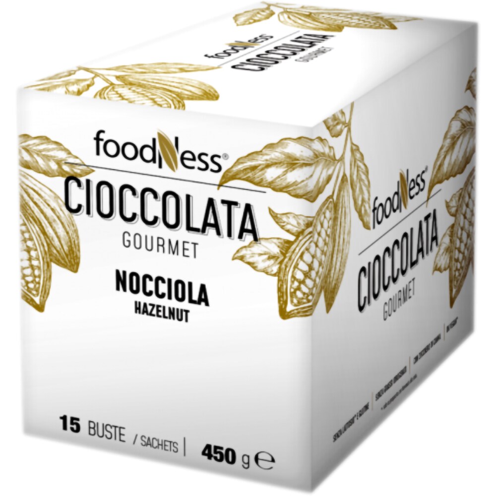 Ciocolata calda FOODNESS Nocciola Hazelnut, 5 buc, 150g