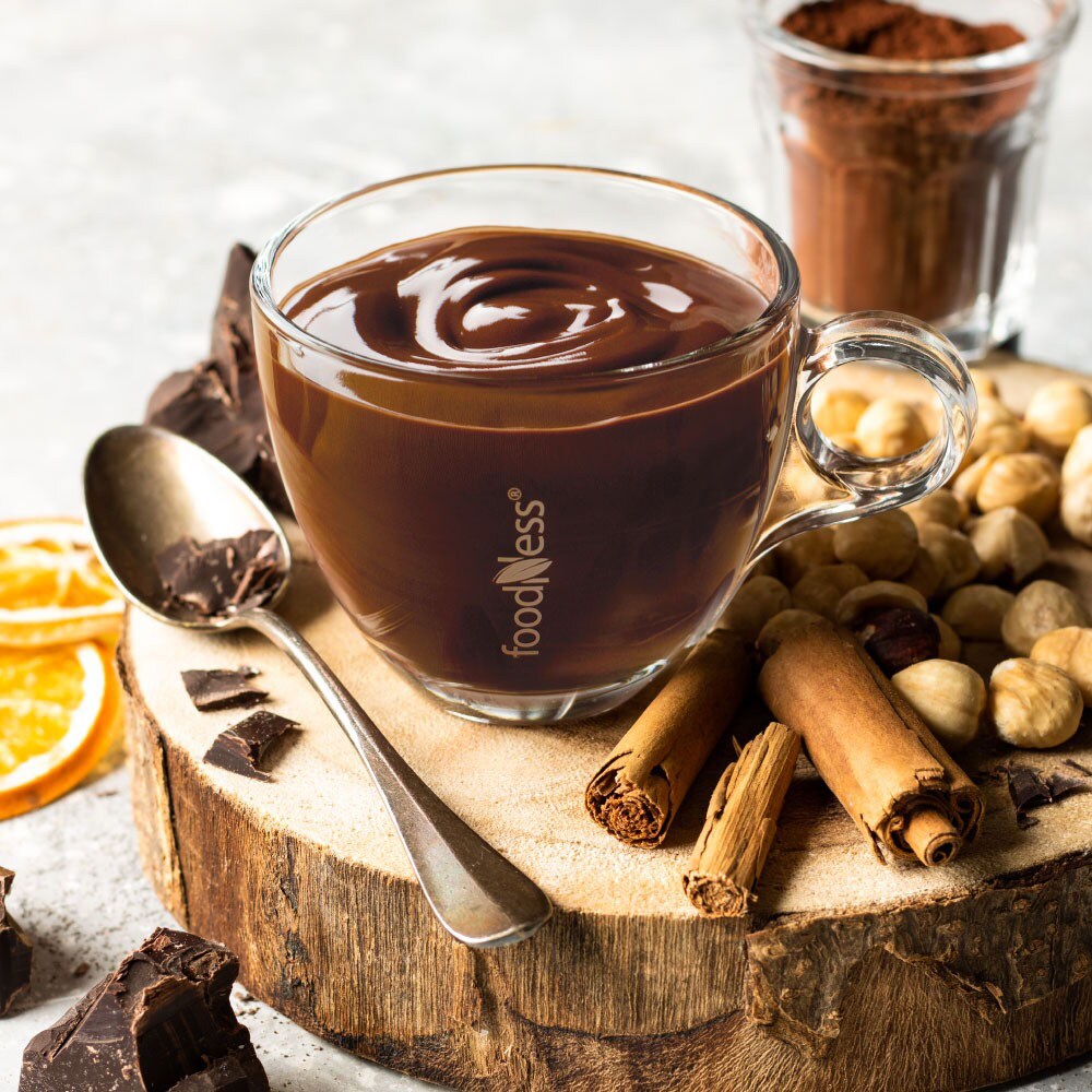 Ciocolata calda FOODNESS Nocciola Hazelnut, 5 buc, 150g