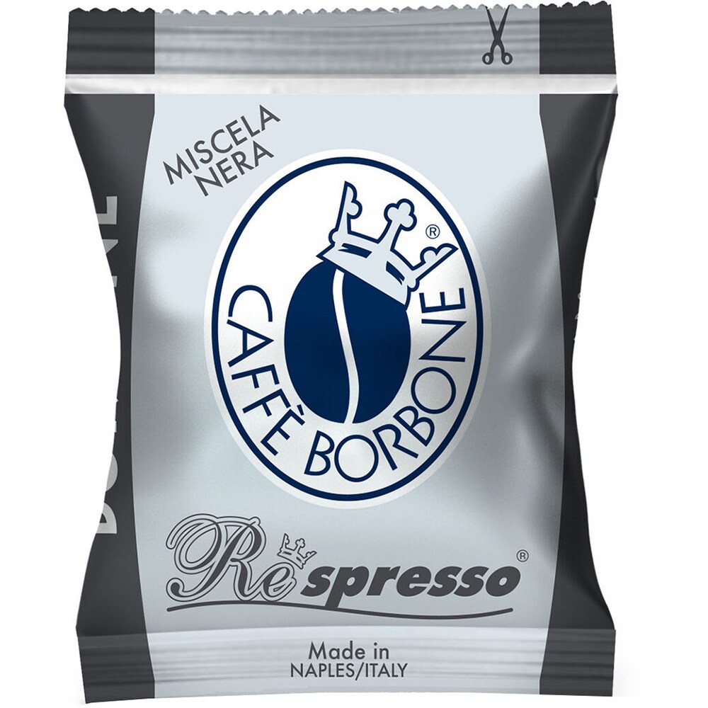 Capsule cafea BORBONE Respresso Nero, compatibile Nespresso, 100 capsule, 500g