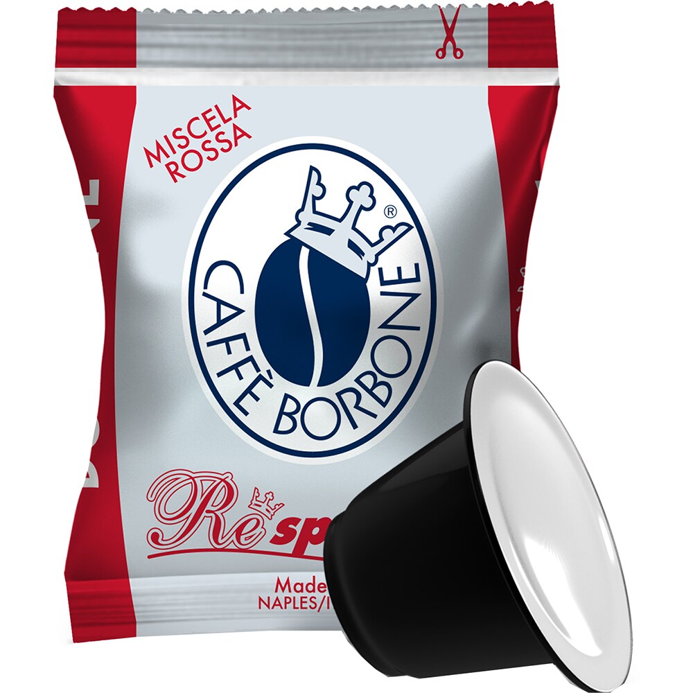 Capsule cafea BORBONE Respresso Red, compatibile Nespresso, 100 capsule, 500g