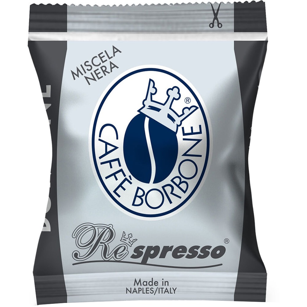 Capsule cafea BORBONE Respresso Nero, compatibile Nespresso, 50 capsule, 250g