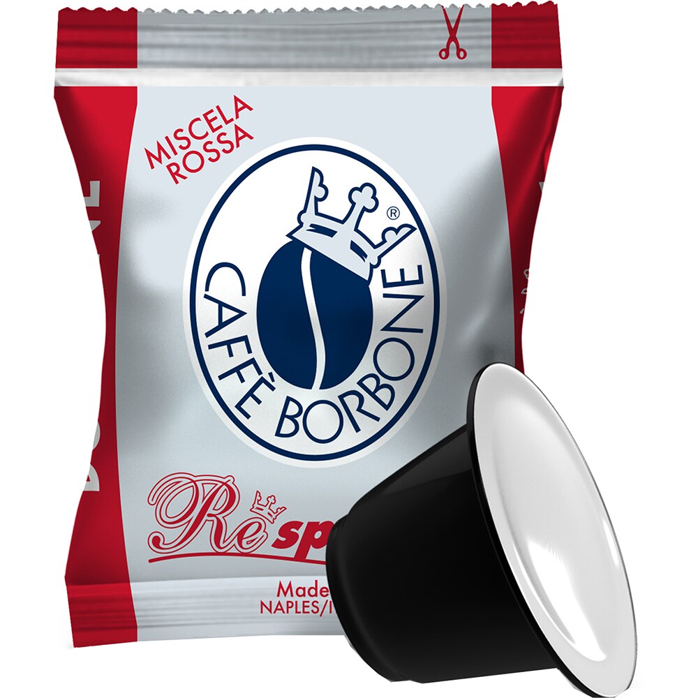 Capsule cafea BORBONE Respresso Red, compatibile Nespresso, 50 capsule, 250g