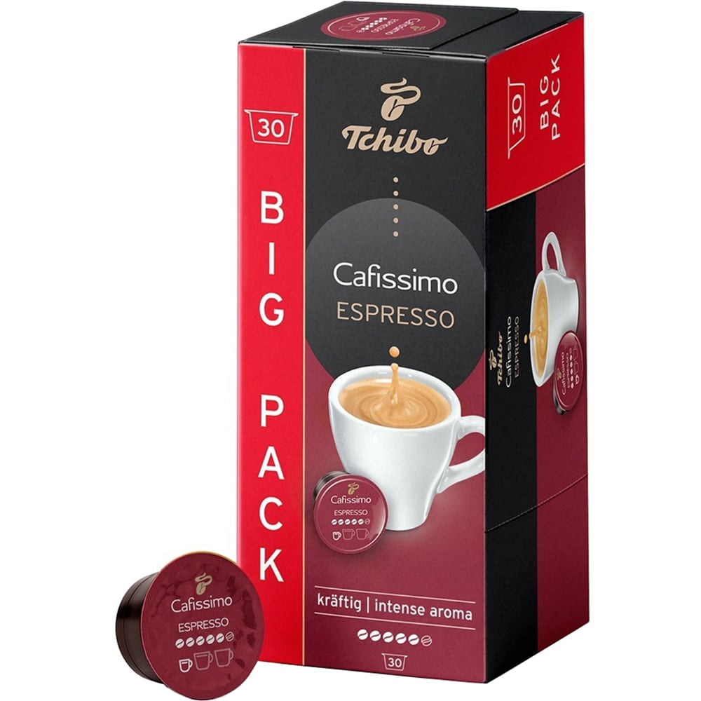 Capsule cafea TCHIBO Espresso Intense Aroma, compatibile Cafissimo, 30 capsule, 225g