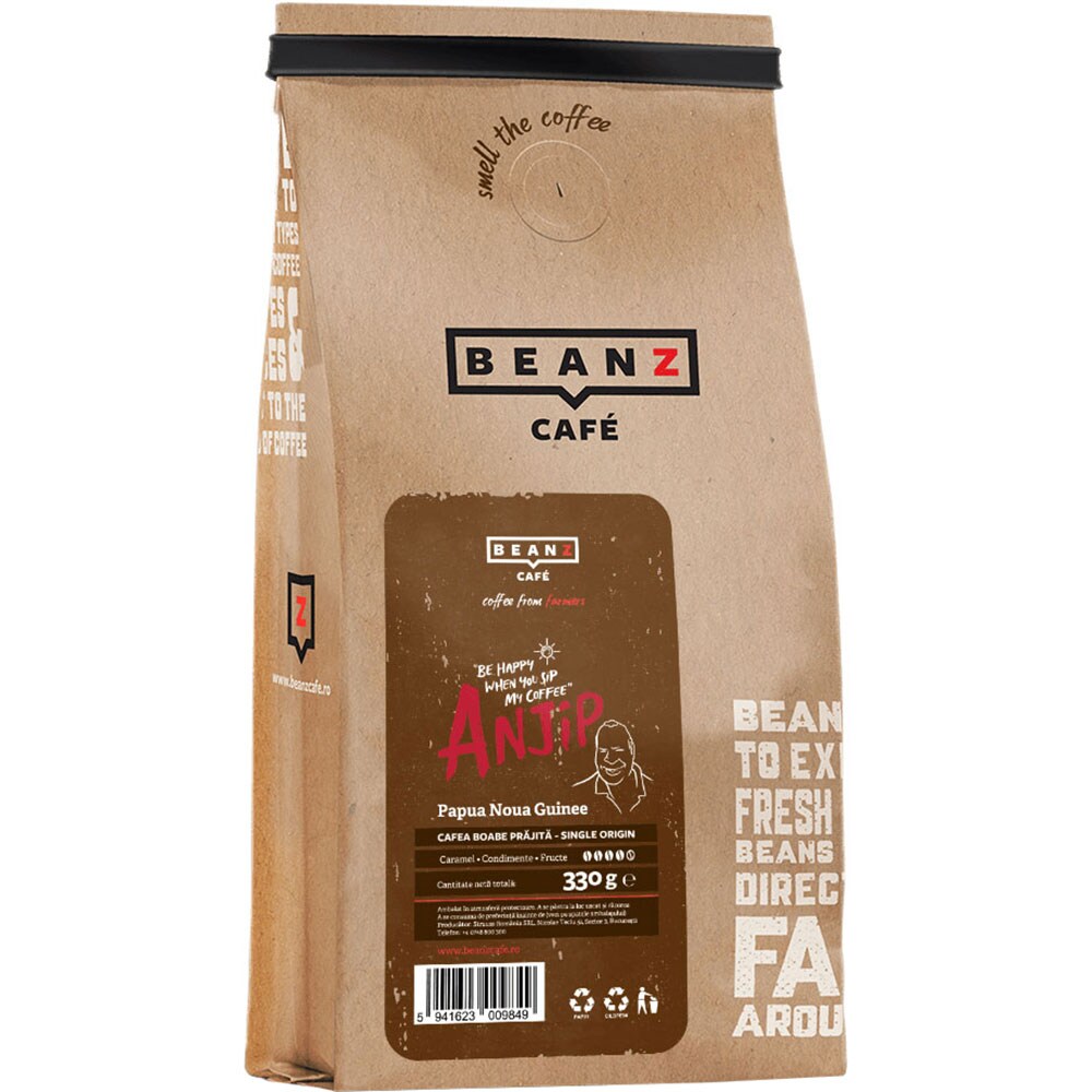 Cafea boabe BEANZ Anjip Papua Noua Guinee, 330g