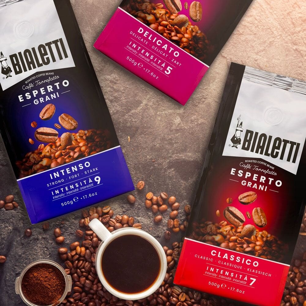 Cafea boabe BIALETTI Esperto Grani Delicato, 500g
