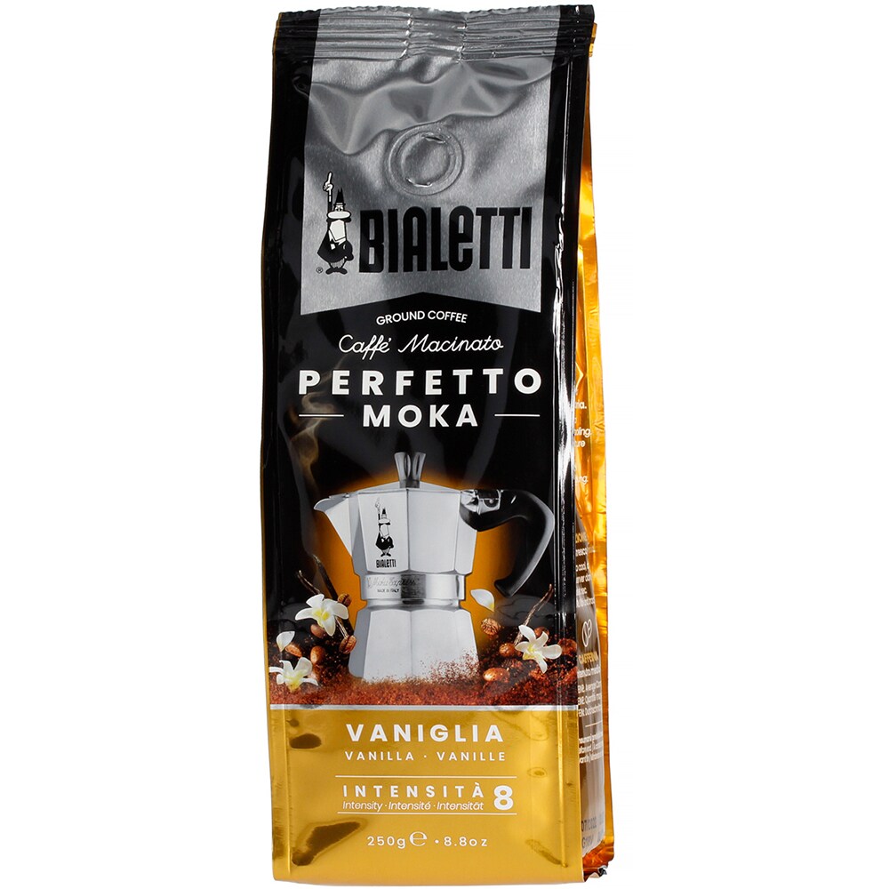 Cafea macinata BIALETTI Perfetto Moka Vaniglia, 250g
