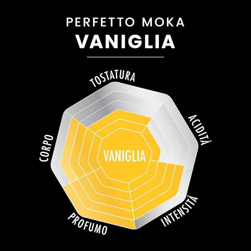 Cafea macinata BIALETTI Perfetto Moka Vaniglia, 250g