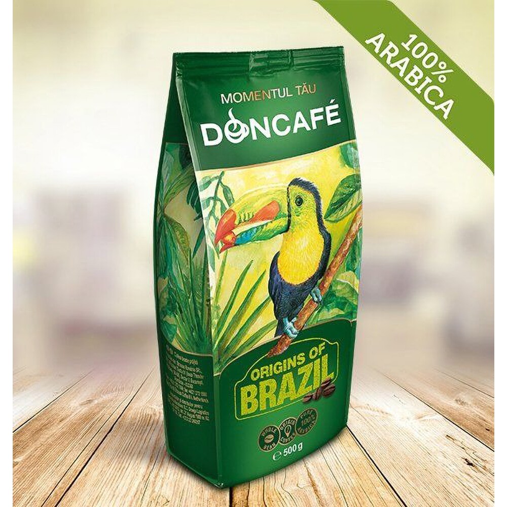 Cafea boabe DONCAFE Origins of Brazil, 500g