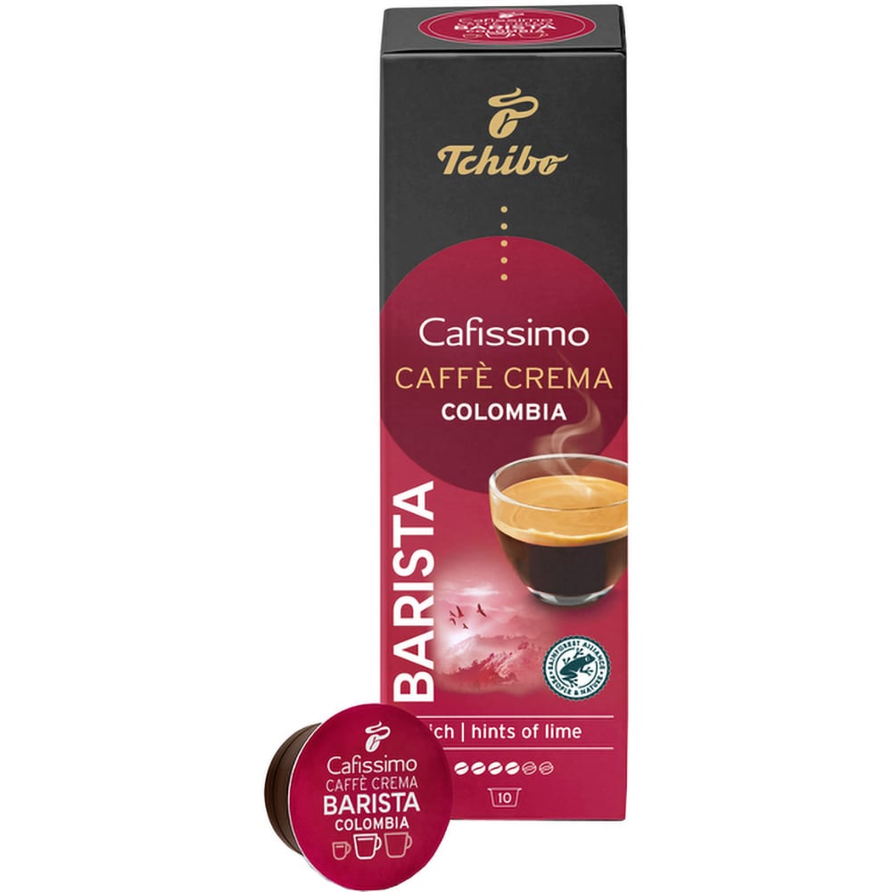Capsule cafea TCHIBO Caffe Crema Colombia, compatibile Cafissimo, 10 capsule, 80g