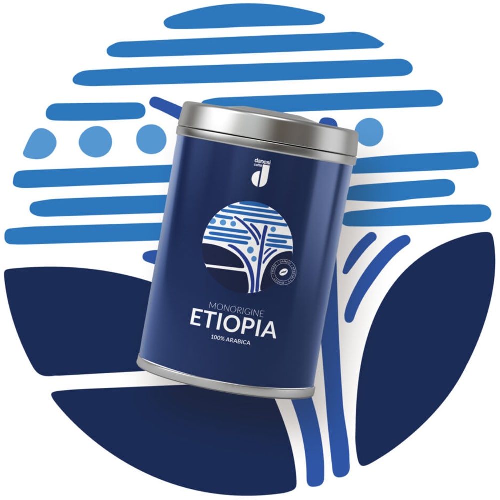 Cafea macinata DANESI CAFFE Monorigine Etiopia, 250g