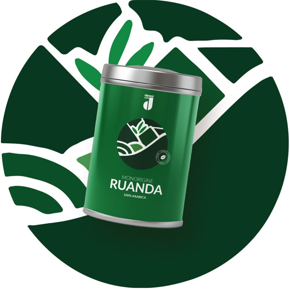 Cafea macinata DANESI CAFFE Monorigine Ruanda, 250g