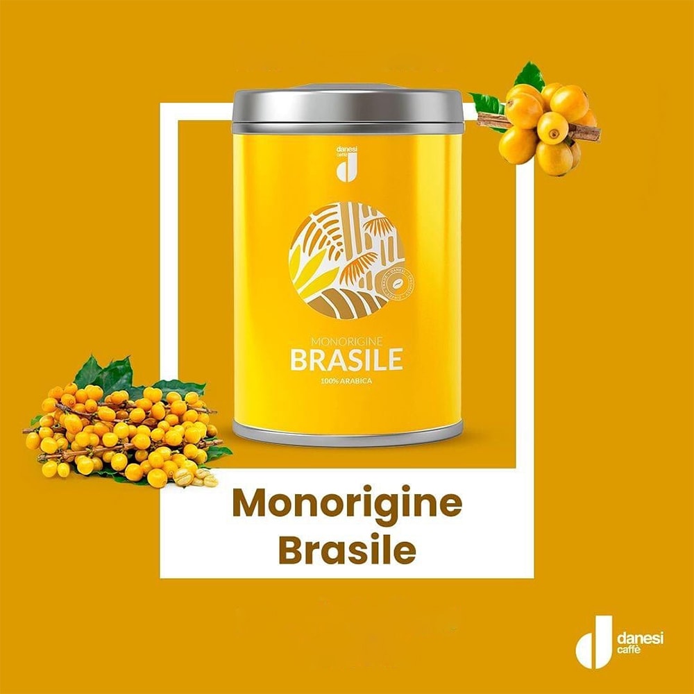 Cafea macinata DANESI CAFFE Monorigine Brasile, 250g