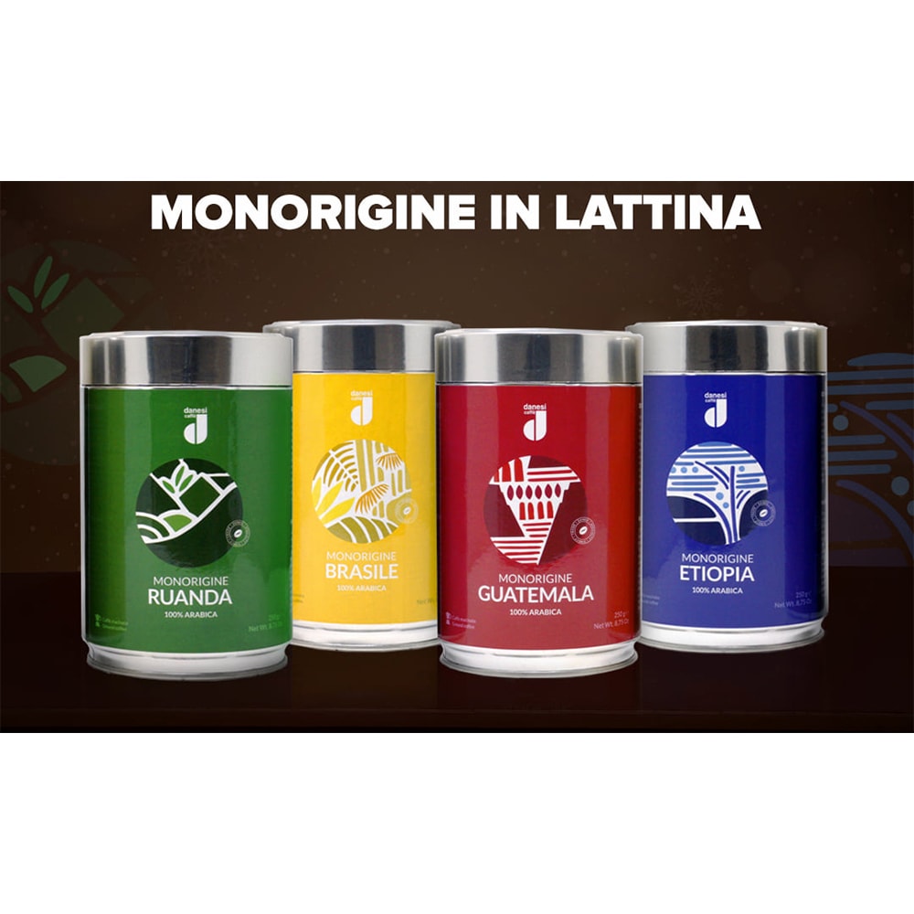 Cafea macinata DANESI CAFFE Monorigine Brasile, 250g