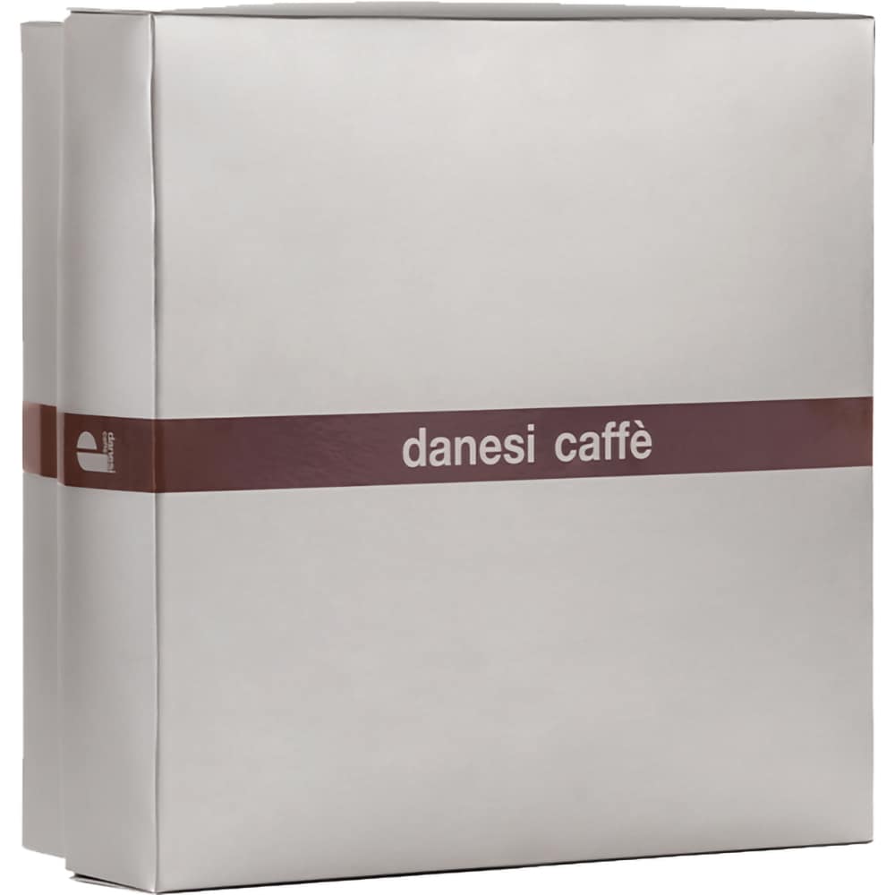 Set cafea macinata DANESI CAFFE 250g + 6 cesti espresso, roz