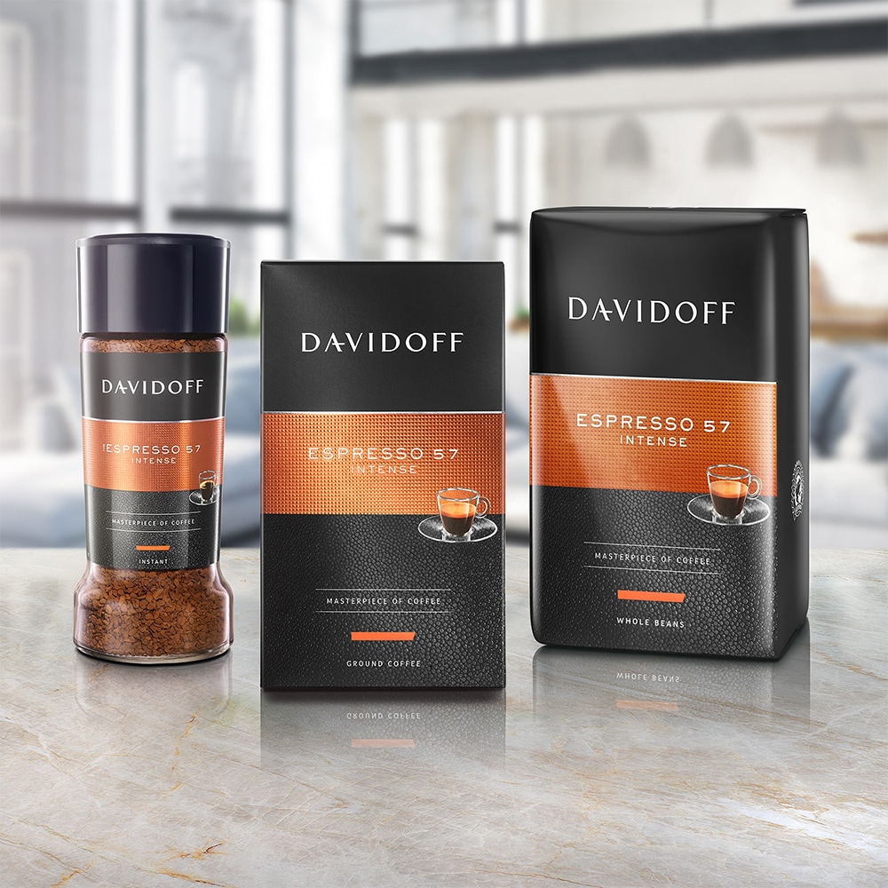 Cafea macinata DAVIDOFF Espresso 57 Intense, 250g