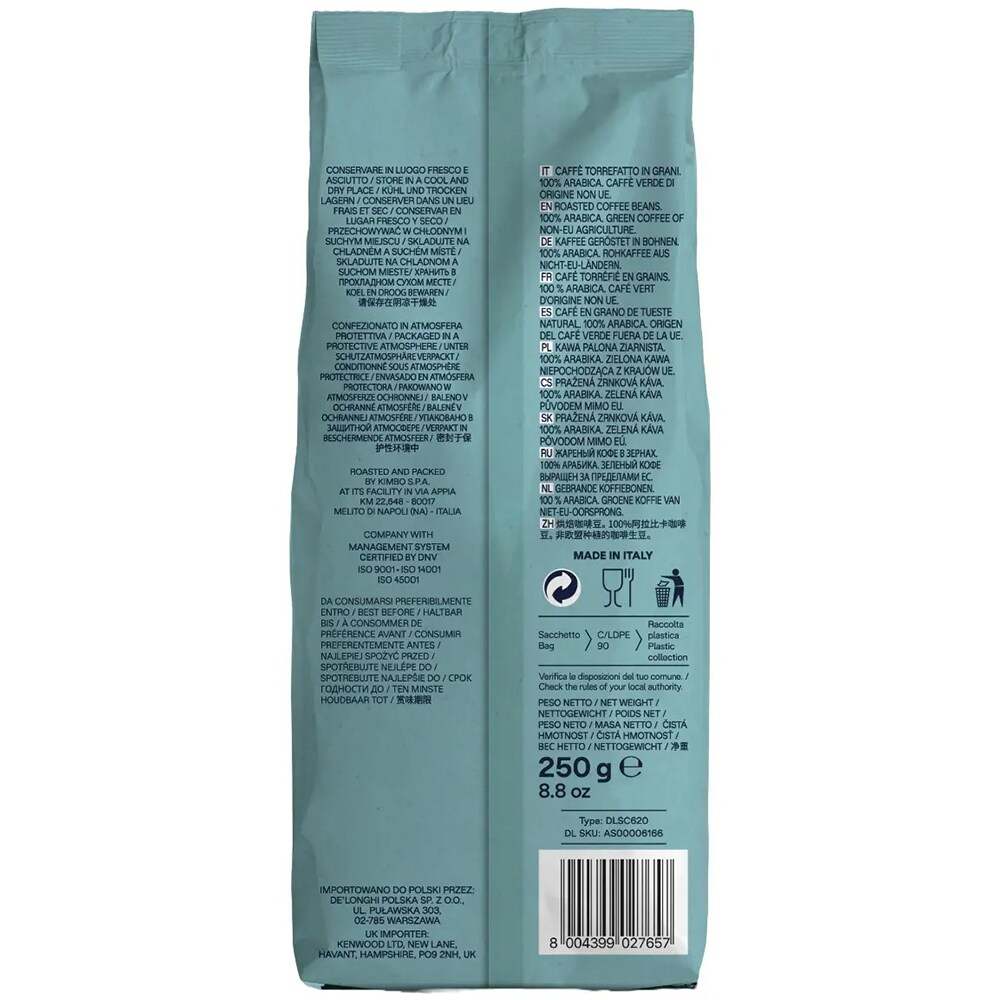 Cafea boabe DELONGHI Honduras Medium Dark, 250g