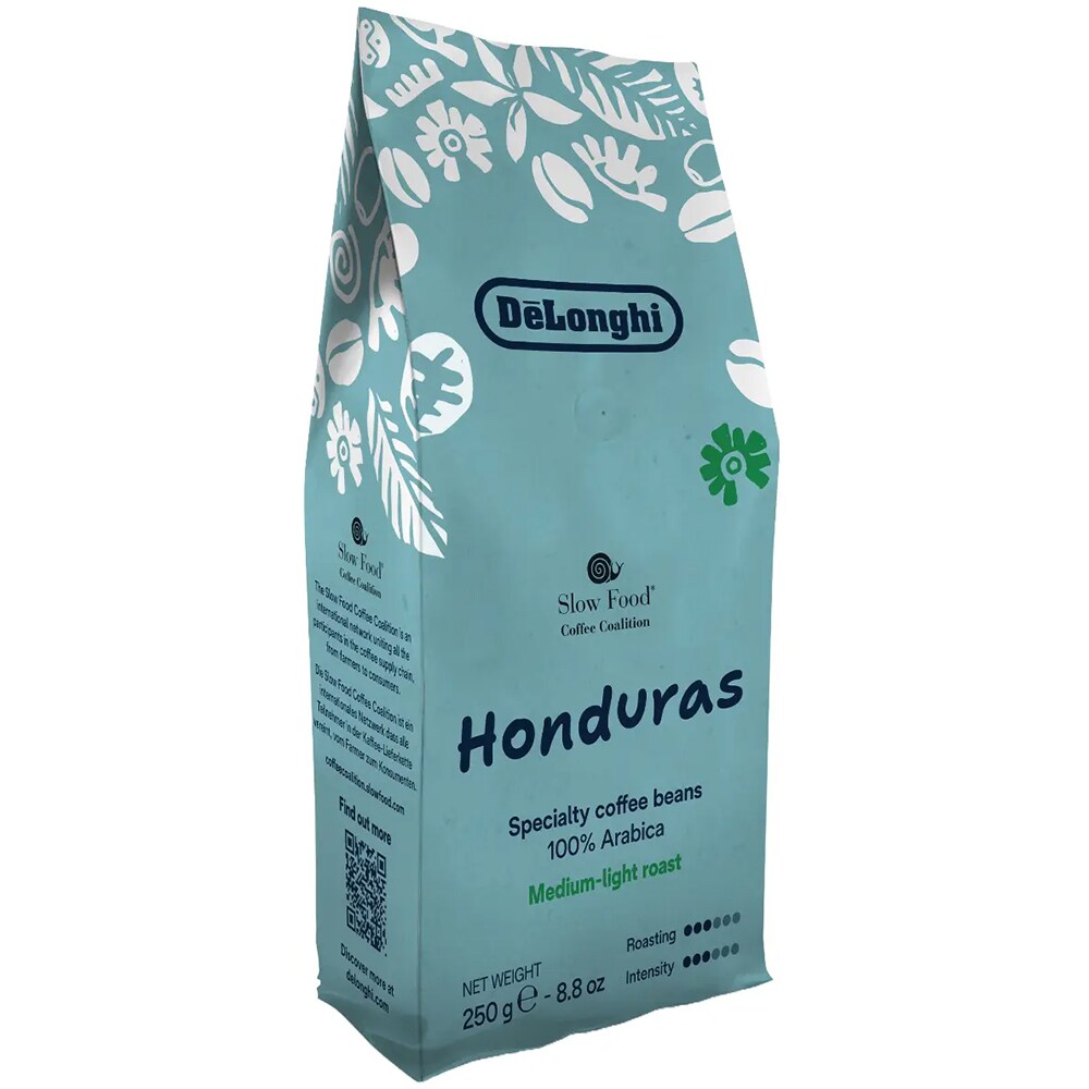 Cafea boabe DELONGHI Honduras Medium Light, 250g