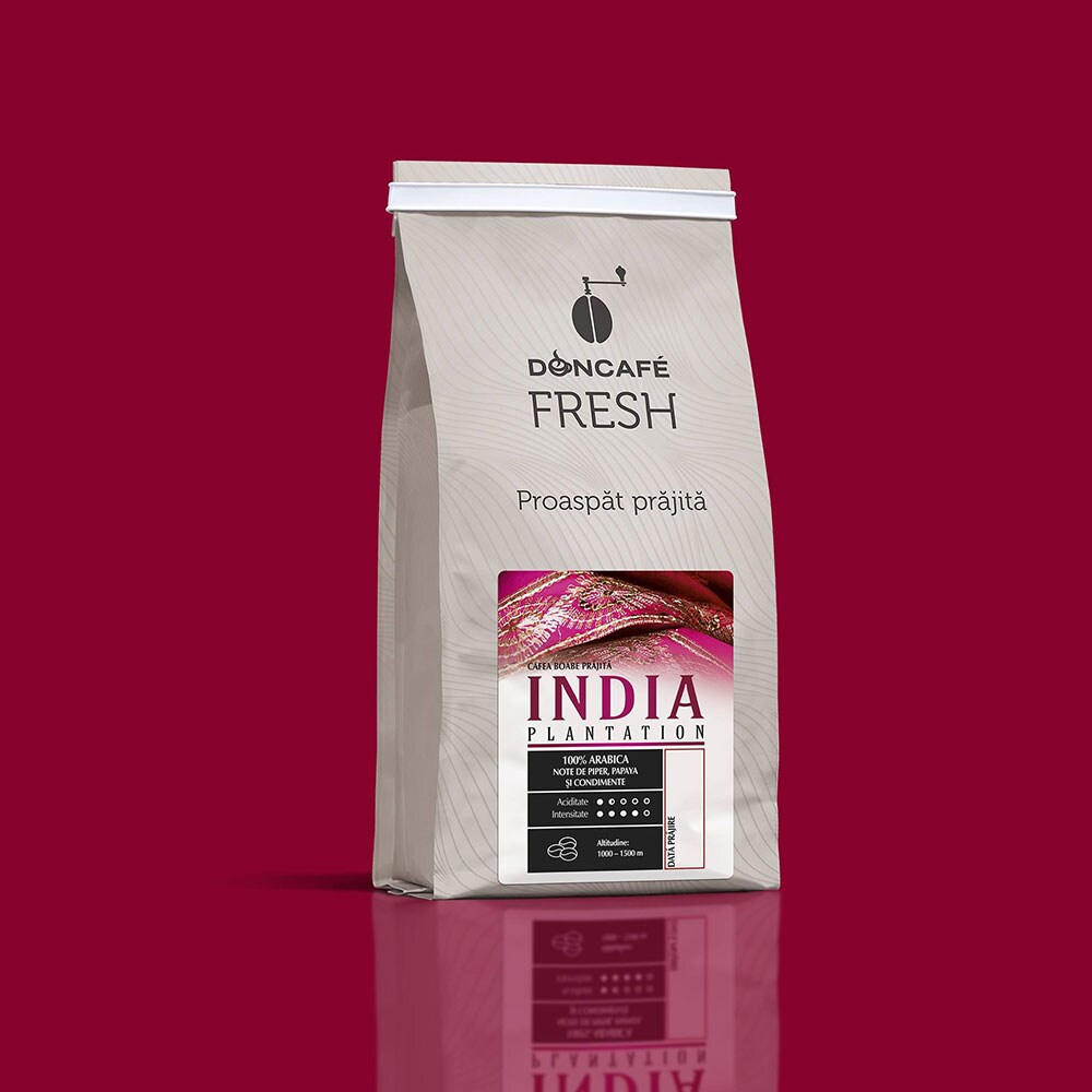 Cafea boabe DONCAFE Fresh India Plantation, 250g