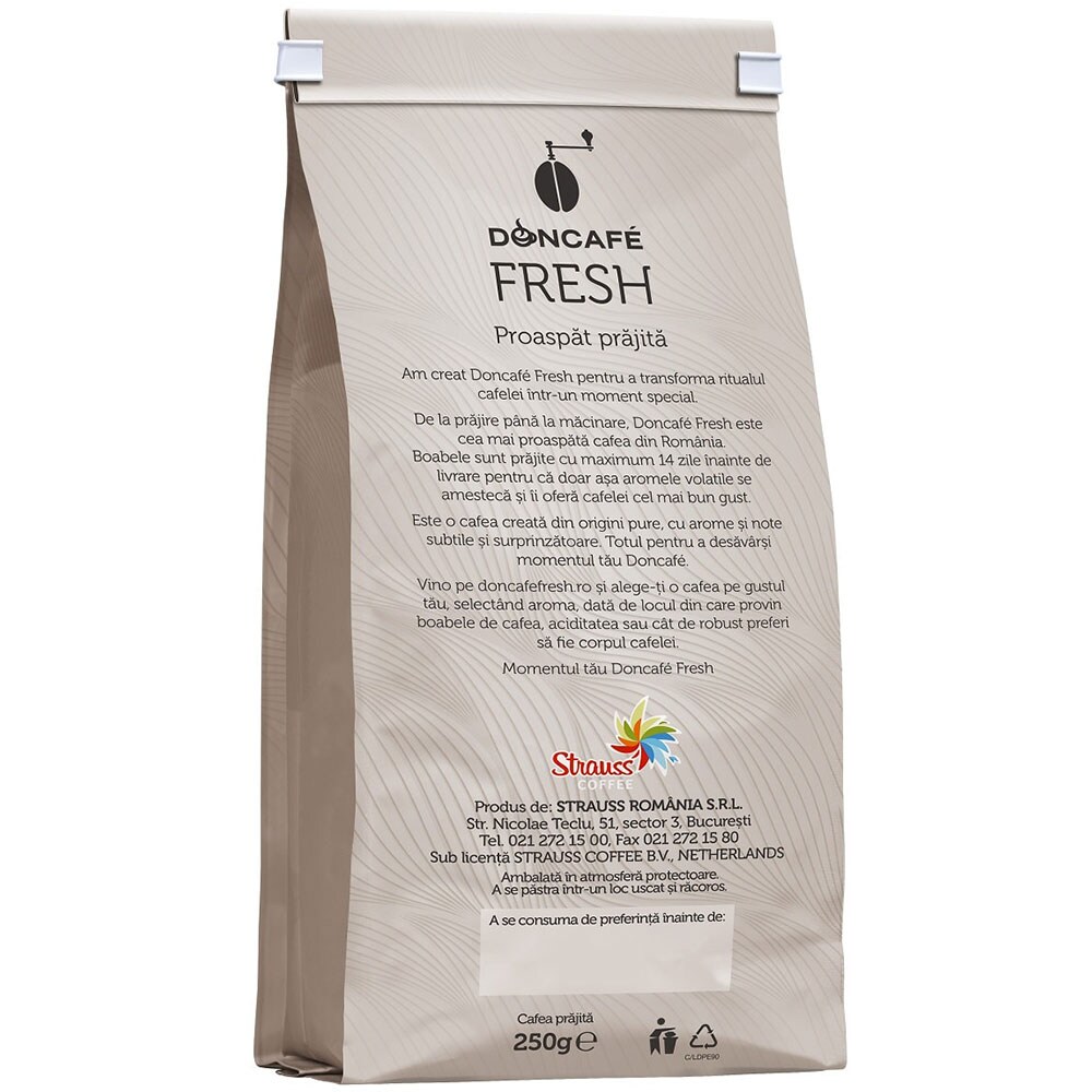 Cafea boabe DONCAFE Fresh Costa Rica SHB, 250g