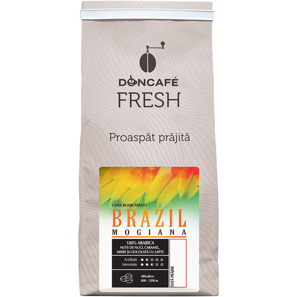 Cafea boabe DONCAFE Fresh Brazil Mogiana, 250g