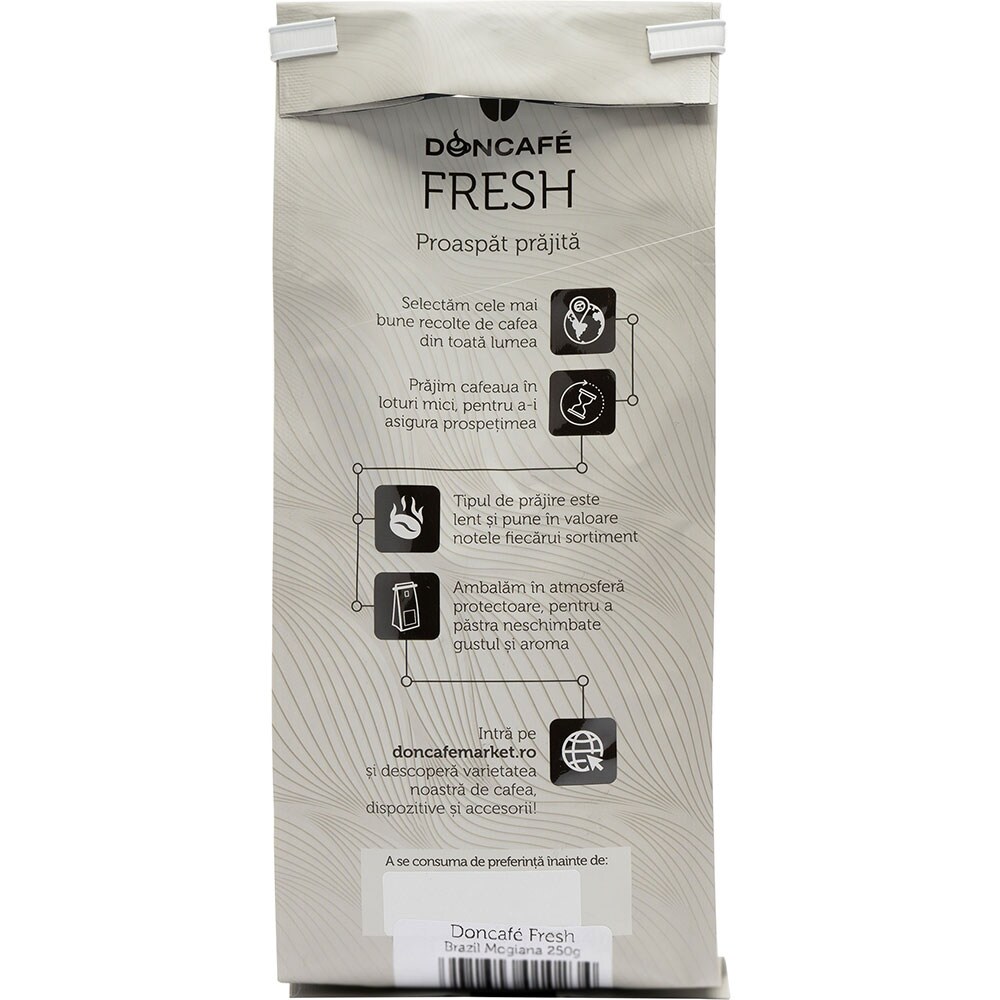 Cafea boabe DONCAFE Fresh Brazil Mogiana, 250g