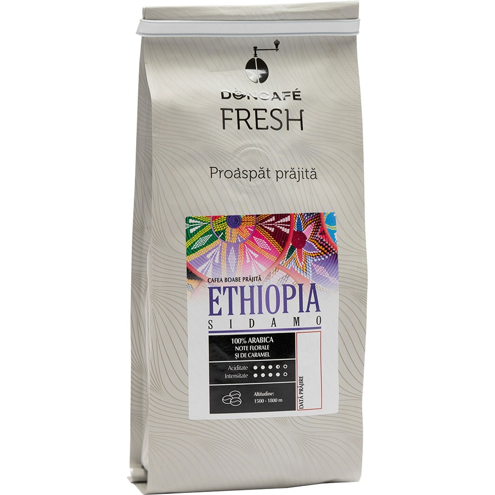 Cafea boabe DONCAFE Fresh Ethiopia Sidamo, 250g
