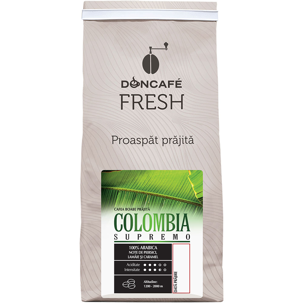 Cafea boabe DONCAFE Fresh Columbia Supremo, 250g