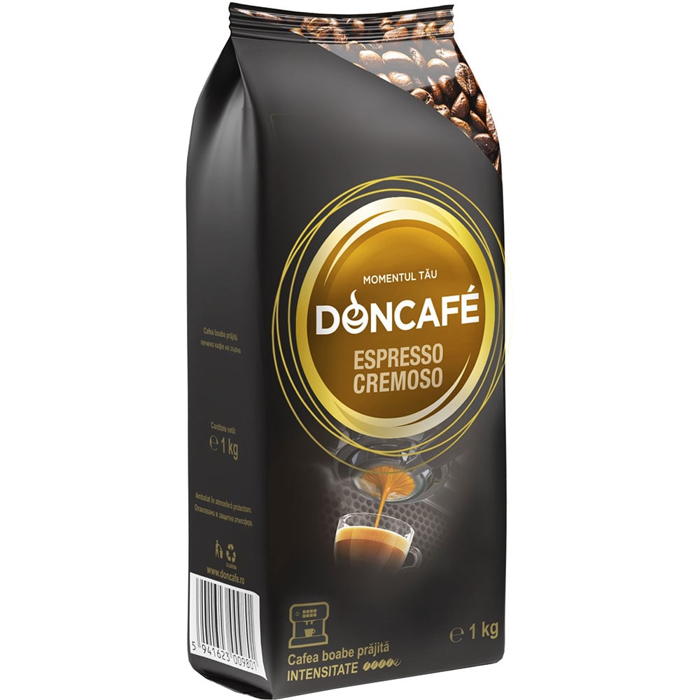 Cafea boabe DONCAFE Espresso Cremoso, 1000g