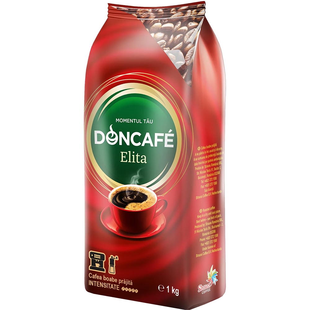 Cafea boabe DONCAFE Elita, 1000g
