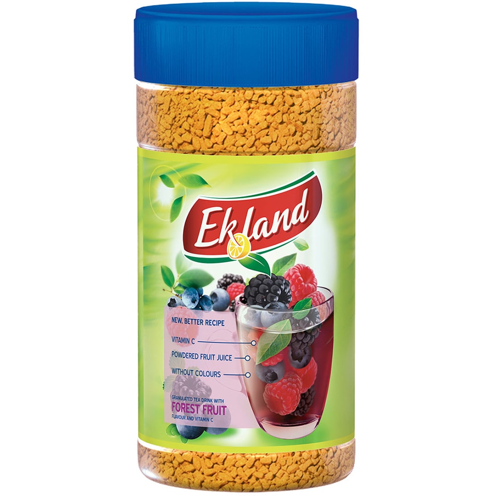 Ceai granulat instant EKLAND Fructe de padure, 6 bucati, 350g
