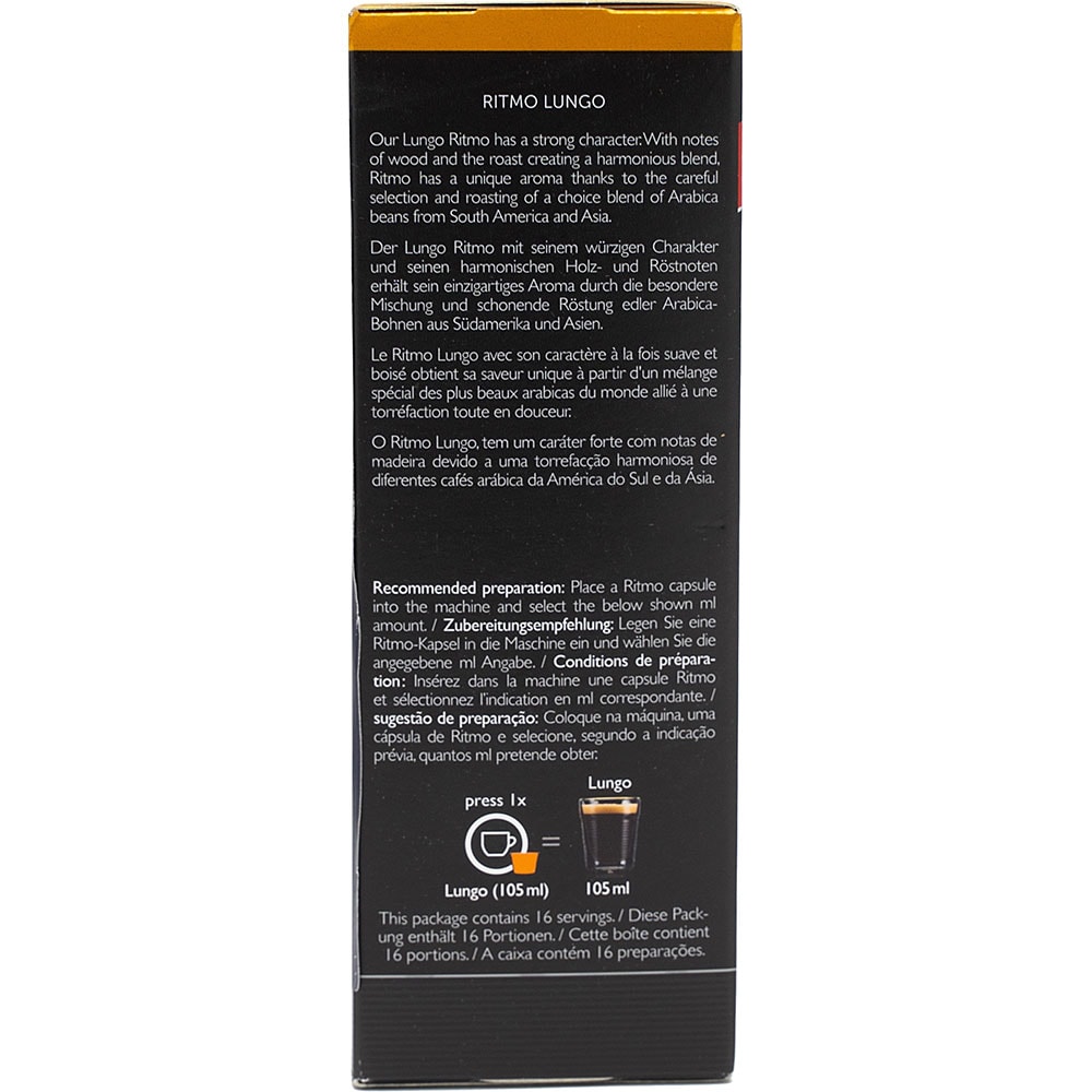 Capsule cafea ESPRESTO Ritmo, compatibile BeanZ, 16 capsule, 124g