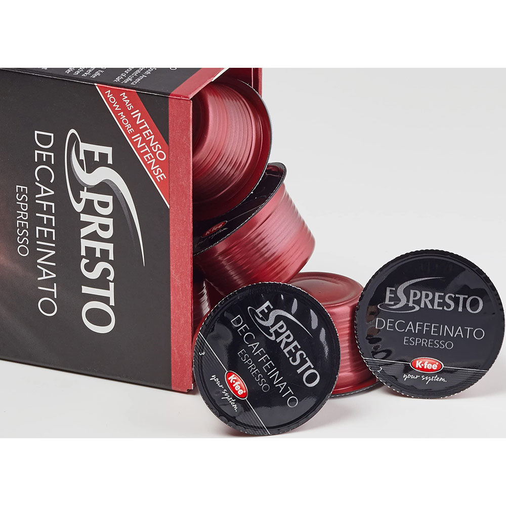 Capsule cafea ESPRESTO Decaffeinato, compatibile BeanZ, 16 capsule, 124g