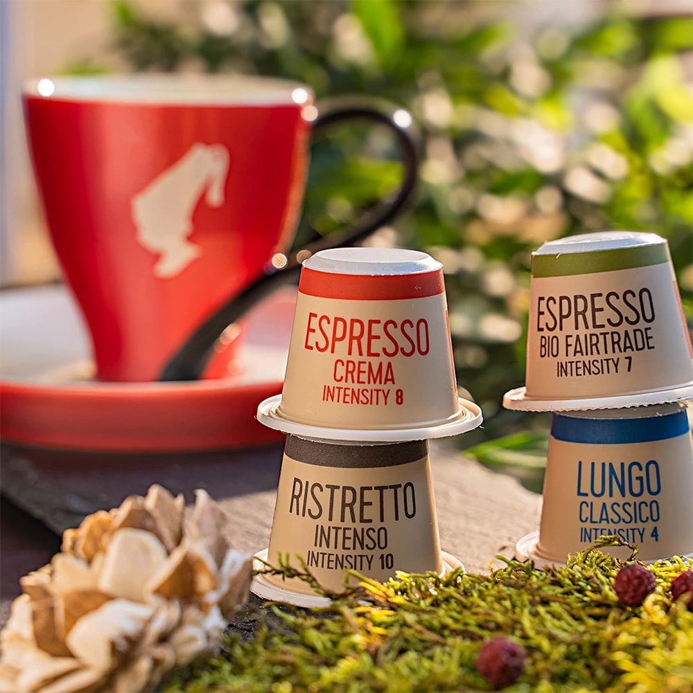 Capsule cafea JULIUS MEINL Espresso Crema, compatibile Nespresso, 10 capsule, 56g