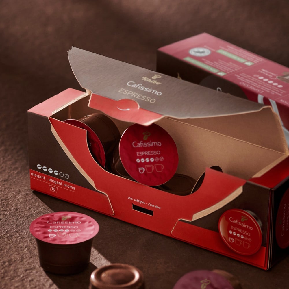 Capsule cafea TCHIBO Espresso Elegant Aroma, compatibile Cafissimo, 10 capsule, 70g