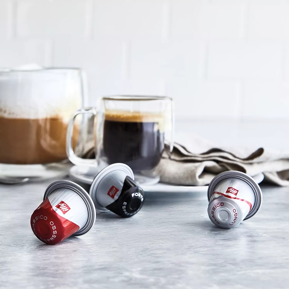 Capsule cafea ILLY Espresso Forte, compatibile Nespresso, 10 capsule, 57g