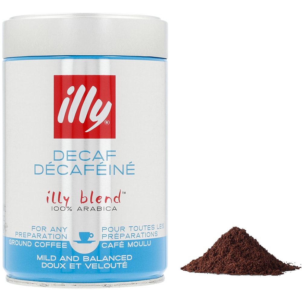 Cafea macinata ILLY Decaf, 250g